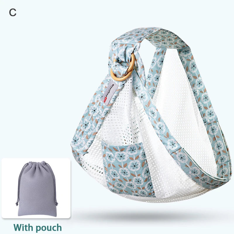 Baby Wrap Carrier – Hands-Free Newborn Sling for 0-36 Months