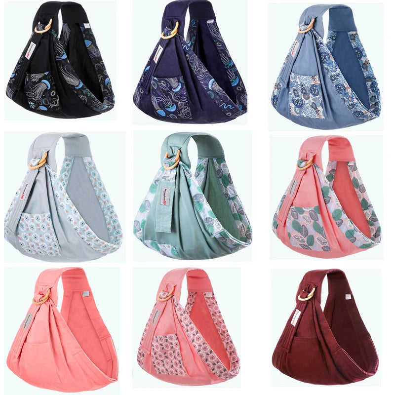 Baby Wrap Carrier – Hands-Free Newborn Sling for 0-36 Months