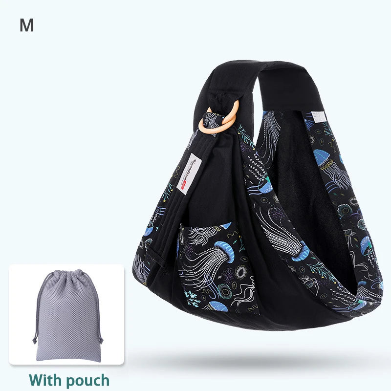 Baby Wrap Carrier – Hands-Free Newborn Sling for 0-36 Months
