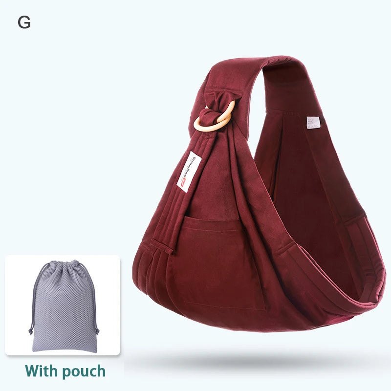 Baby Wrap Carrier – Hands-Free Newborn Sling for 0-36 Months