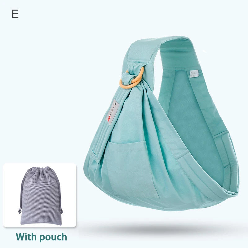 Baby Wrap Carrier – Hands-Free Newborn Sling for 0-36 Months