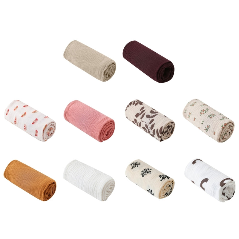 Muslin Swaddle Blanket – Soft Cotton Wrap for Newborns & Babies