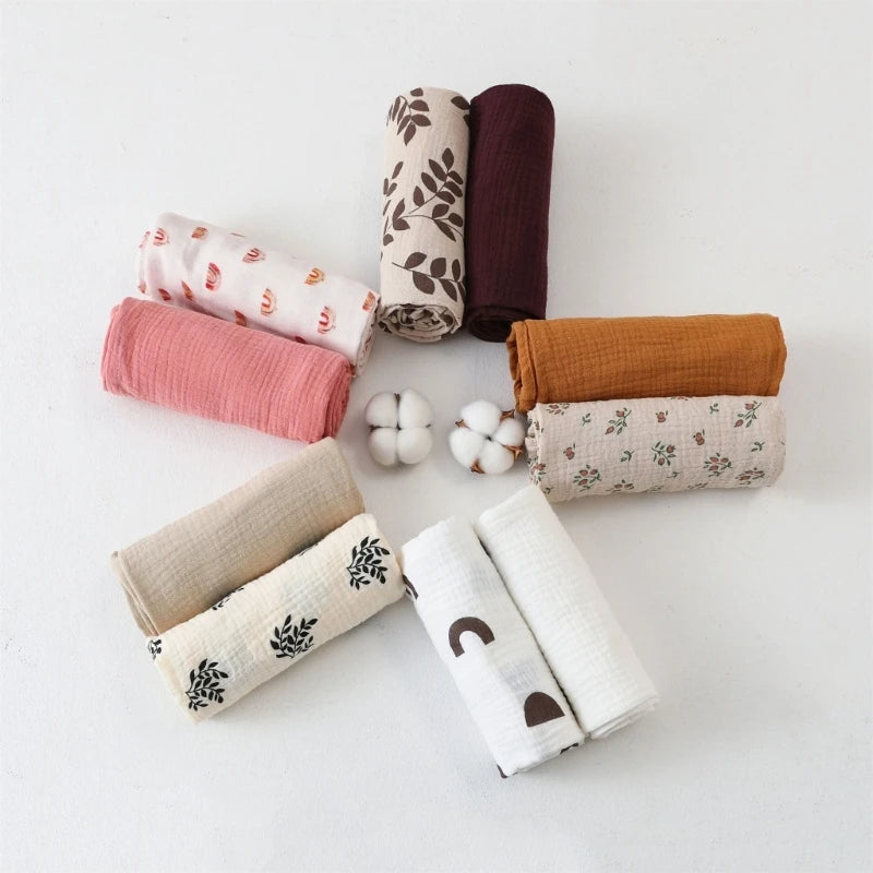 Muslin Swaddle Blanket – Soft Cotton Wrap for Newborns & Babies