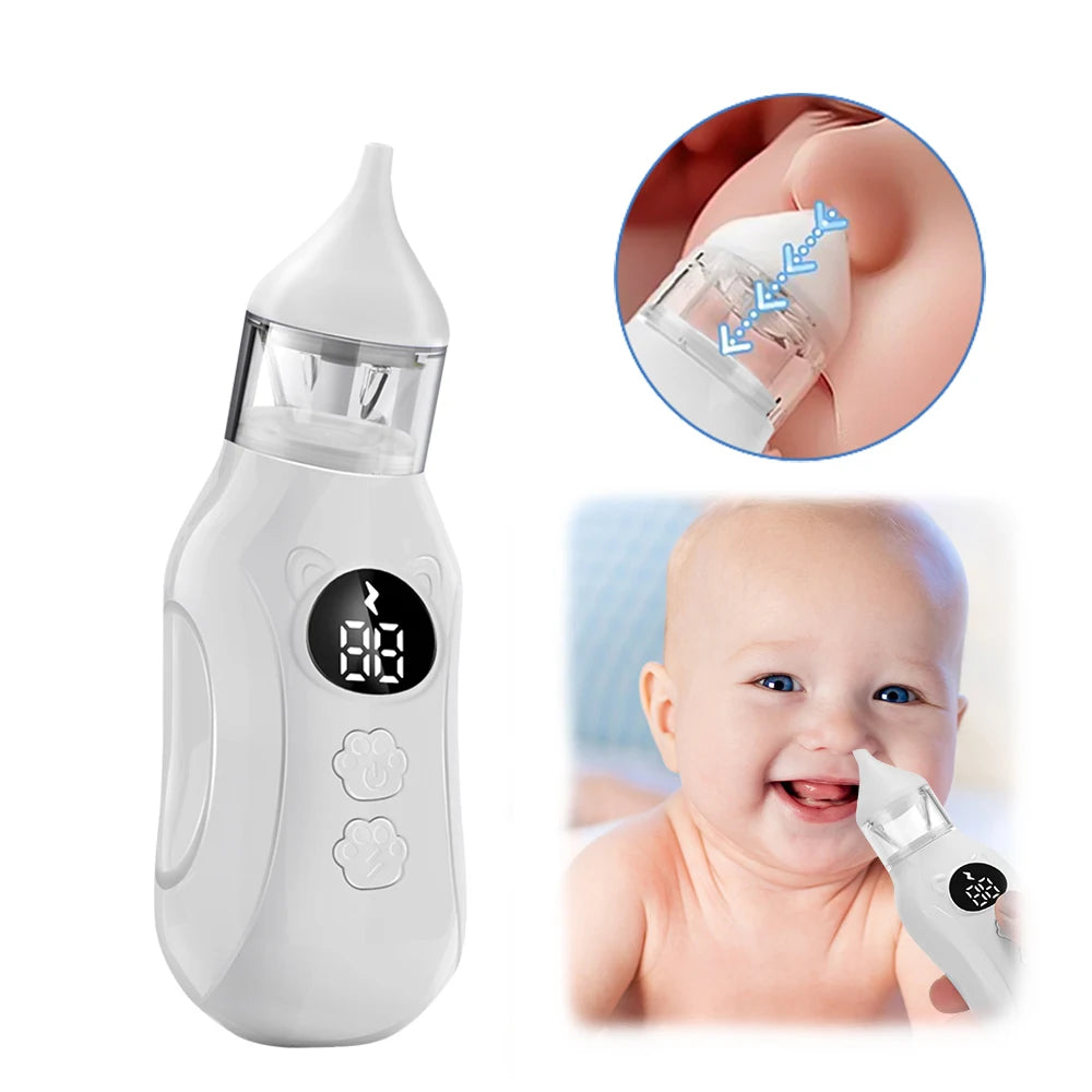 Baby Electric Nasal Aspirator – Safe & Gentle 9-Speed for Newborns & Babies