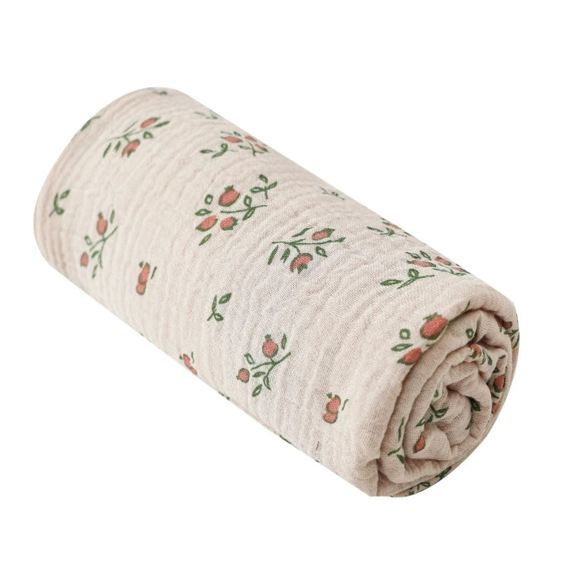 Muslin Swaddle Blanket – Soft Cotton Wrap for Newborns & Babies