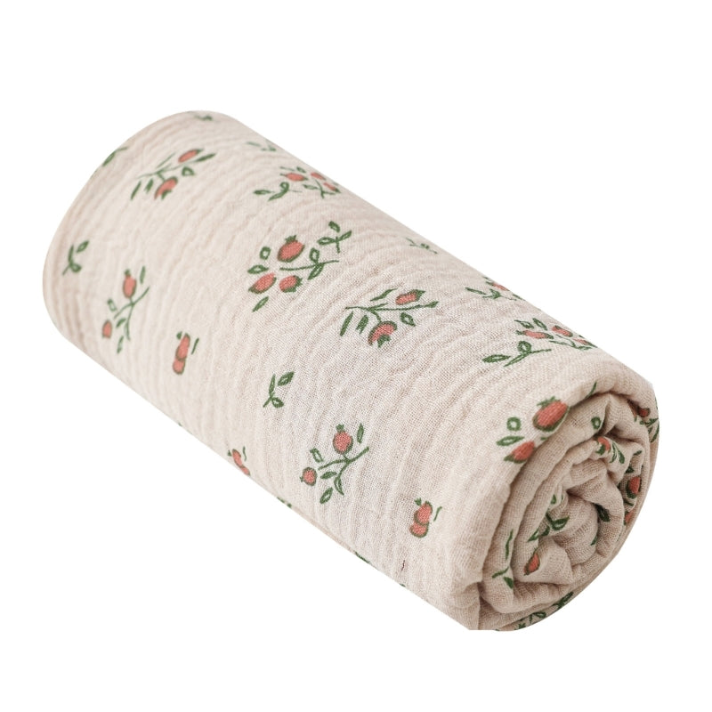 Muslin Swaddle Blanket – Soft Cotton Wrap for Newborns & Babies