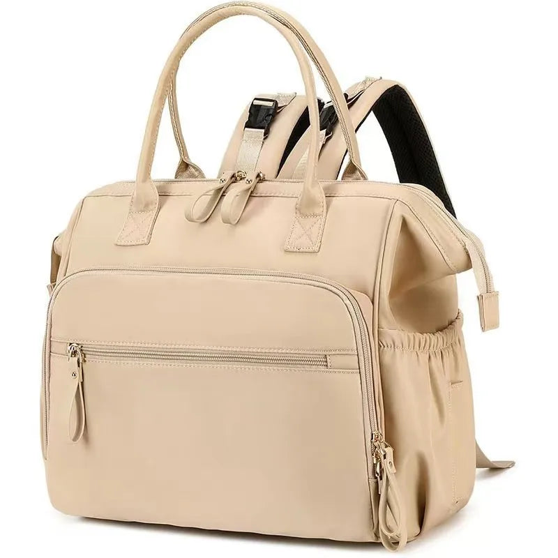 Large Capacity Diaper Bag Backpack – Waterproof Mommy Bag with Changing Mat