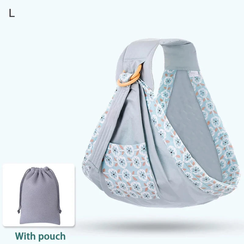 Baby Wrap Carrier – Hands-Free Newborn Sling for 0-36 Months