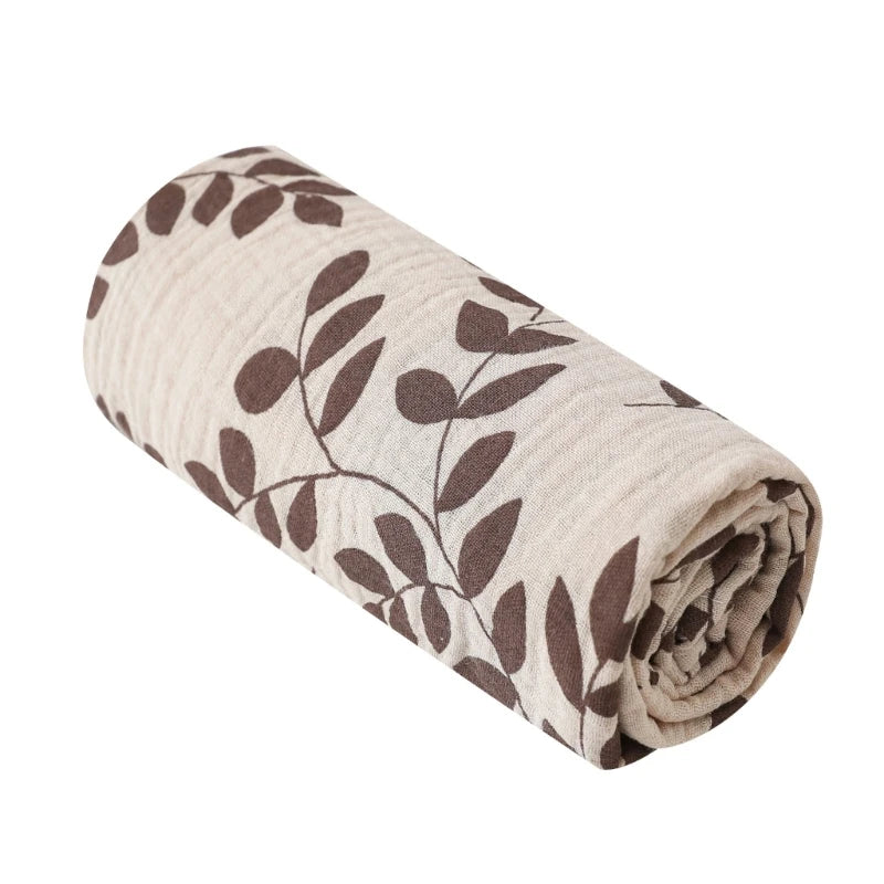 Muslin Swaddle Blanket – Soft Cotton Wrap for Newborns & Babies