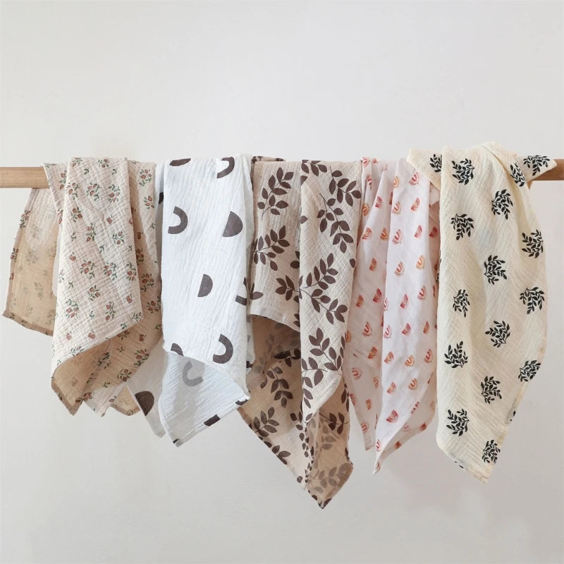 Muslin Swaddle Blanket – Soft Cotton Wrap for Newborns & Babies