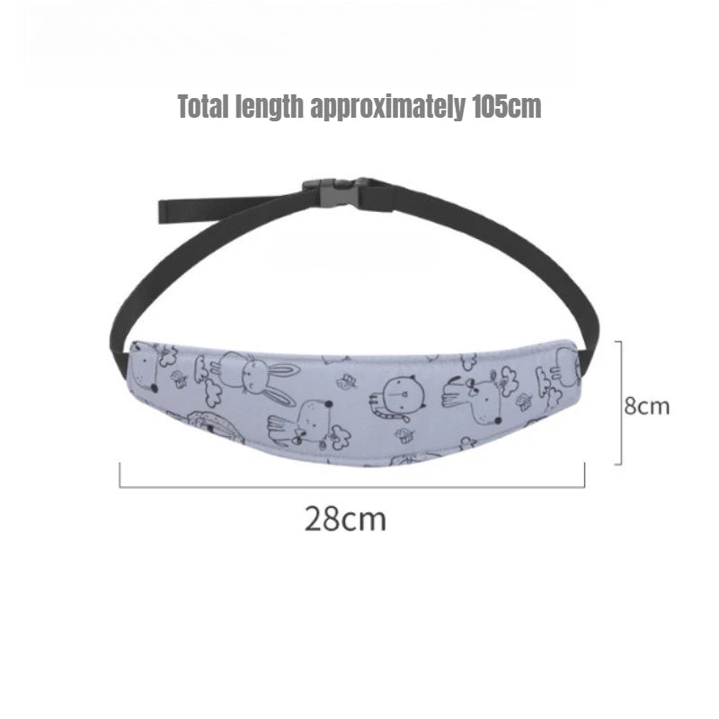 Baby Car Seat Head Support – Adjustable Safety Pillow for Strollers & Prams