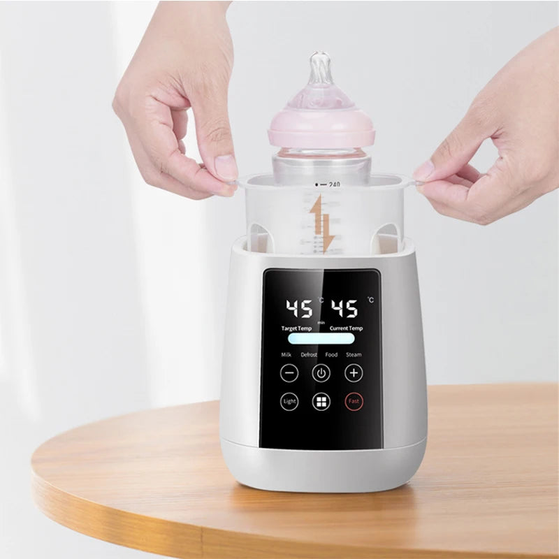Baby Bottle Warmer & Sterilizer – 6-in-1 Multifunctional Milk Warmer for Newborns