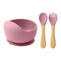 Baby Silicone Feeding Set – Suction Bowl, Spoon & Fork