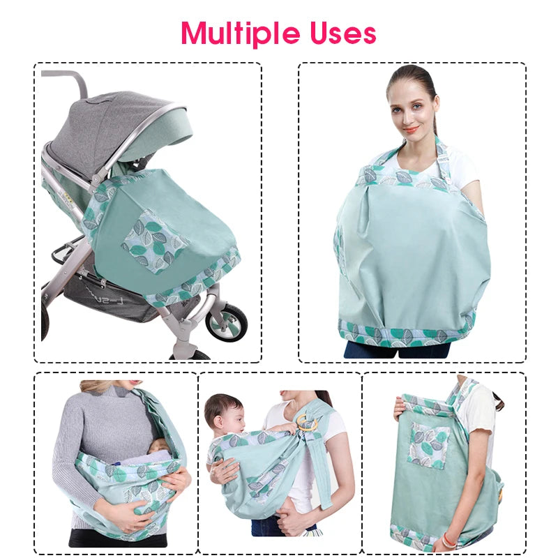 Baby Wrap Carrier – Hands-Free Newborn Sling for 0-36 Months