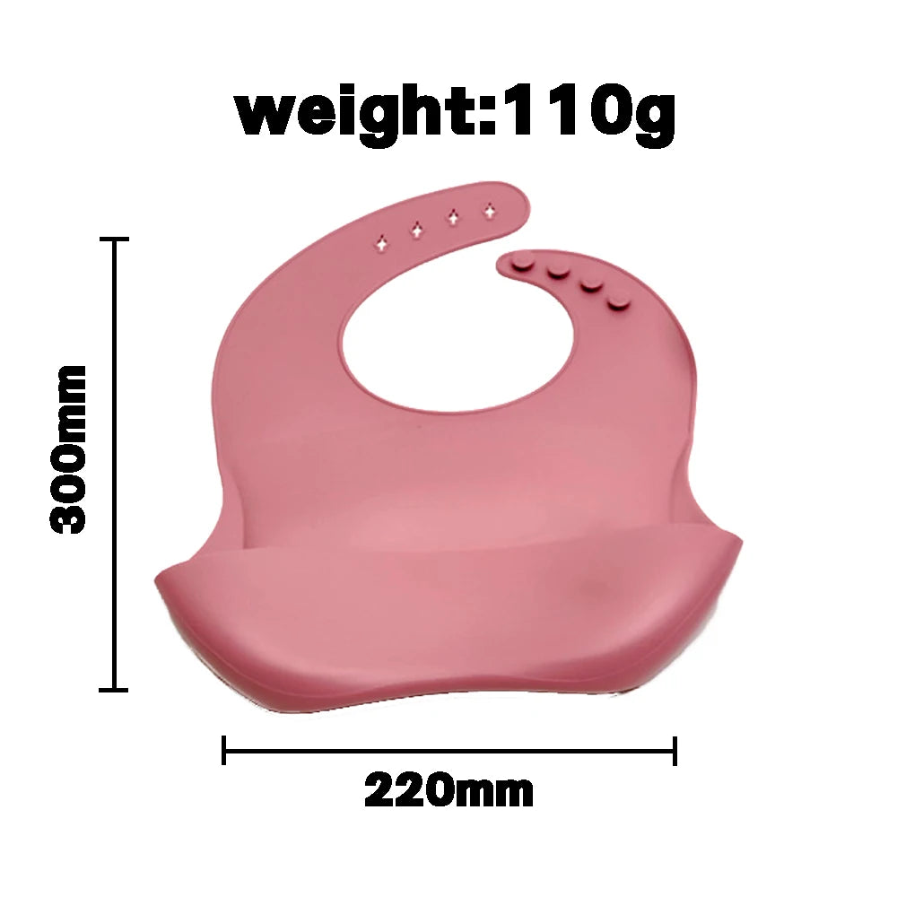 Baby Silicone Feeding  Divided Plate, Bowl, Table Ware,Fork&Spoon