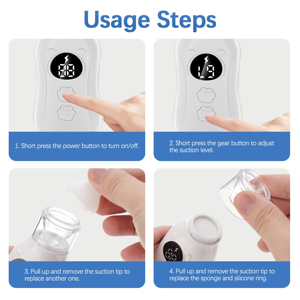 Baby Electric Nasal Aspirator – Safe & Gentle 9-Speed for Newborns & Babies