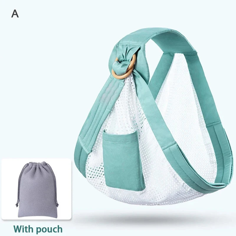 Baby Wrap Carrier – Hands-Free Newborn Sling for 0-36 Months