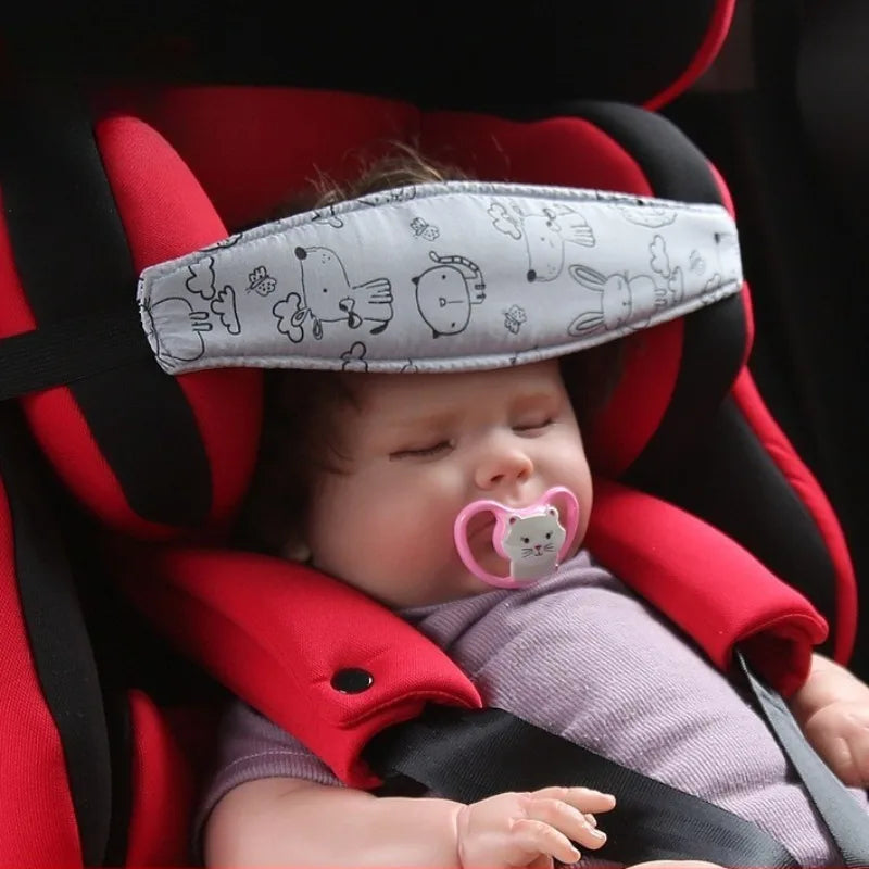 Baby Car Seat Head Support – Adjustable Safety Pillow for Strollers & Prams