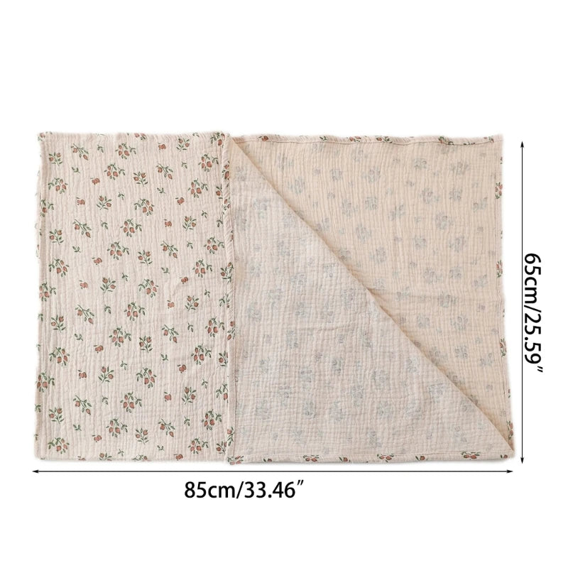 Muslin Swaddle Blanket – Soft Cotton Wrap for Newborns & Babies